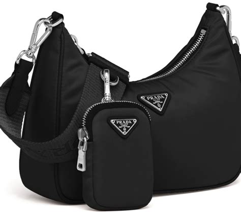 prada nylon multi pochette hobo|Prada nylon crossbody camera bag.